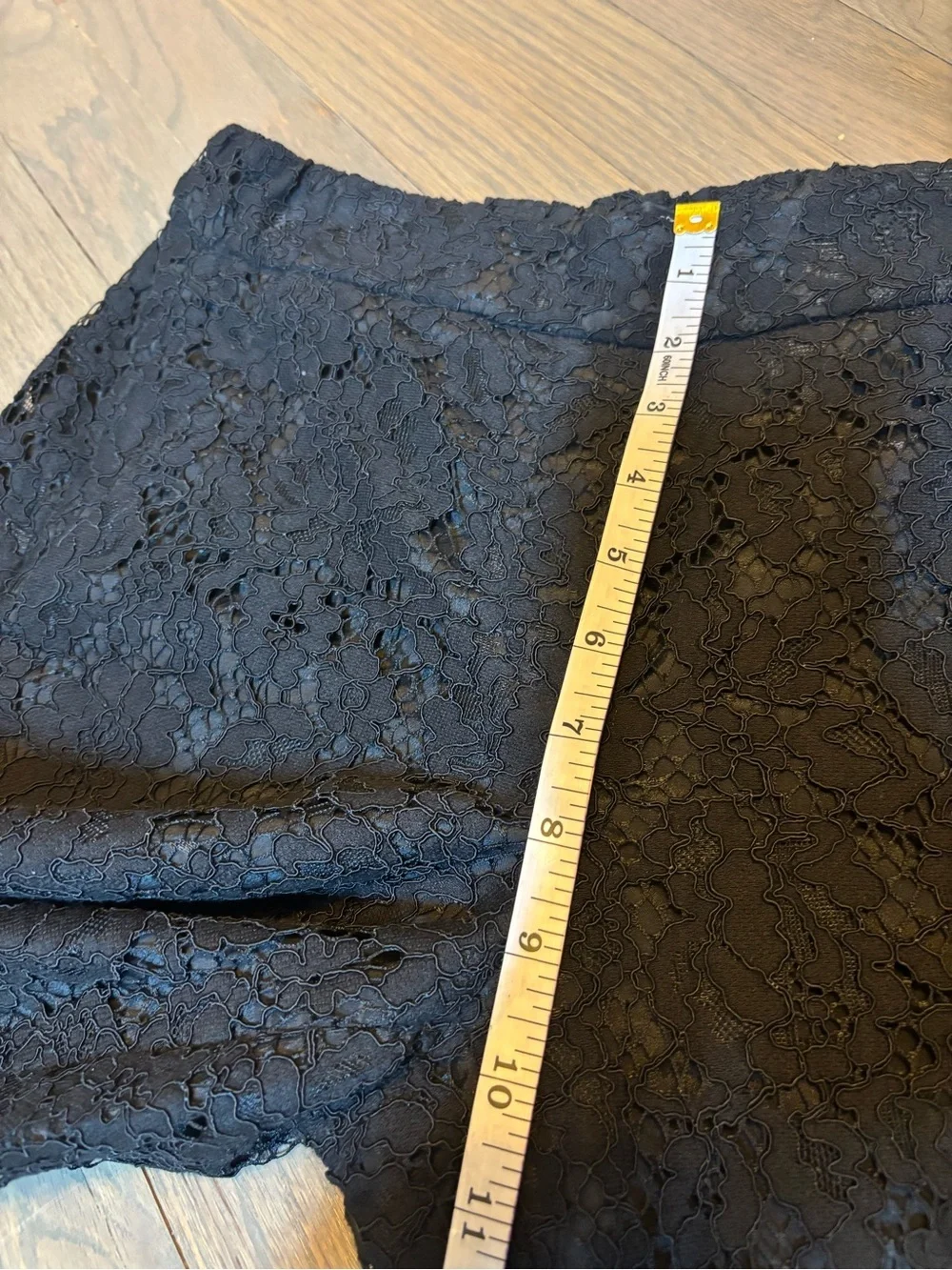 J Crew Black Lace Cropped Pants. 2P